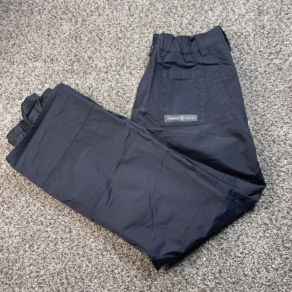 Burton‎ Formula Women's Large Black Snowboard Pants Nylon Ski Winter Cargo